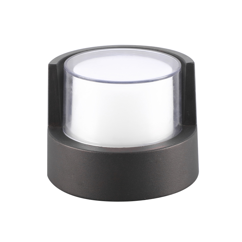 Lámpara de pared LED para jardín con difusor de ópalo redondo de 5 W