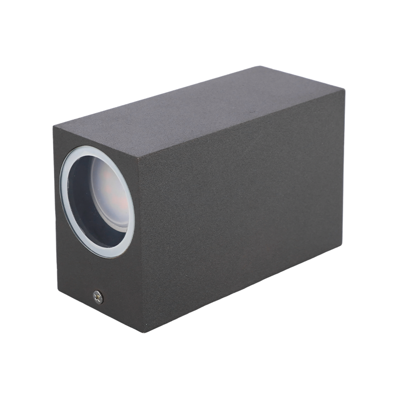 Foco rectangular para exteriores de doble haz