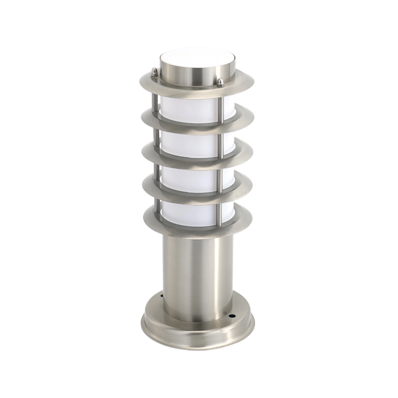 Anillo con rejilla de acero inoxidable E27 para iluminación de exteriores